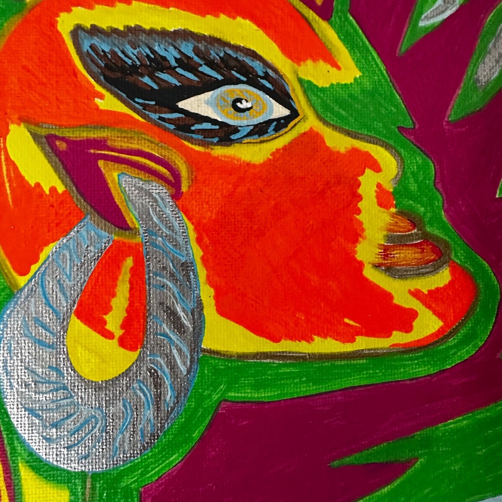 Vibrant Abstract Art Canvas - Picture 4 of 4